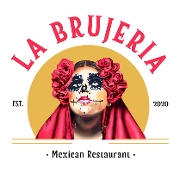 This is the restaurant logo for La Brujeria