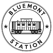 This is the restaurant logo for Bluemont Station Brewery