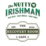 This is the restaurant logo for Nutty Recovery Room