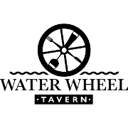This is the restaurant logo for The Water Wheel Tavern