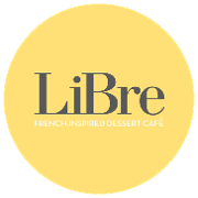 This is the restaurant logo for Libre Dessert Cafe