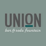 This is the restaurant logo for UNION Bar & Soda Fountain