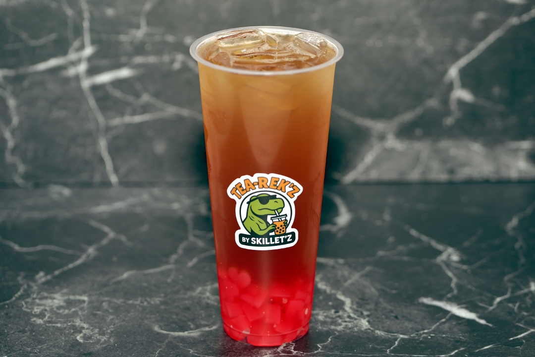 Photo of Strawberry Jasmine Green Tea with Strawberry Heart Jelly ๐โค๏ธ