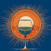 This is the restaurant logo for Chloe's Charcuterie & Wine