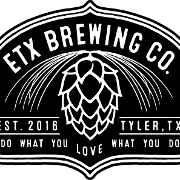 This is the restaurant logo for ETX Brewing Co