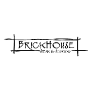 This is the restaurant logo for Brickhouse Steakhouse