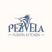 This is the restaurant logo for Pez Vela Fusion Kitchen