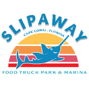 This is the restaurant logo for Slipaway Food Truck Park