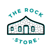 This is the restaurant logo for The Rock Store