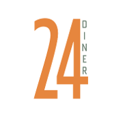 This is the restaurant logo for 24 Diner