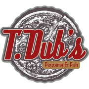 This is the restaurant logo for T.Dub's Pizzeria & Pub