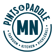 This is the restaurant logo for Pints & Paddle