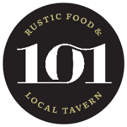 This is the restaurant logo for 101 Craft Kitchen