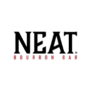 This is the restaurant logo for NEAT Bourbon Bar 