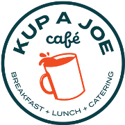 This is the restaurant logo for Kup A Joe Cafe