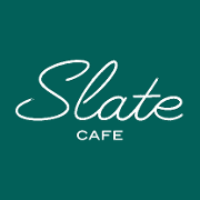 This is the restaurant logo for Slate Cafe