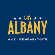 This is the restaurant logo for The Albany