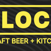 This is the restaurant logo for Block Craft Beer + Kitchen