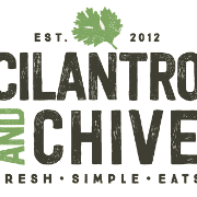 This is the restaurant logo for Cilantro and Chive 