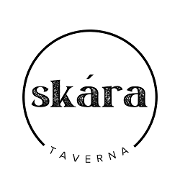 This is the restaurant logo for Skara Taverna