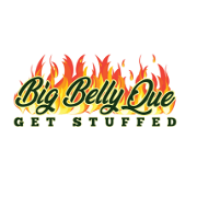 This is the restaurant logo for Big Belly Que