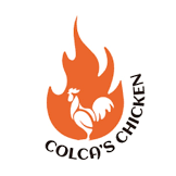 This is the restaurant logo for Colcas Chicken
