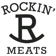 This is the restaurant logo for Rockin' R Meats