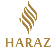 This is the restaurant logo for Haraz Coffee House