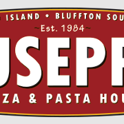 This is the restaurant logo for Giuseppi's Pizza & Pasta Shelter Cove, HHI