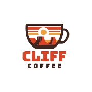 This is the restaurant logo for Cliff Coffee