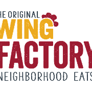 This is the restaurant logo for Wing Factory - Chastain