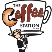This is the restaurant logo for The Coffee Station- Boothwyn