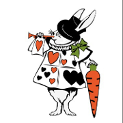 This is the restaurant logo for Alice & Friends - Oak Park
