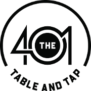 This is the restaurant logo for The '401 Table and Tap