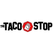 This is the restaurant logo for The Taco Stop 