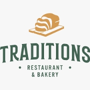 This is the restaurant logo for Traditions Restaurant & Bakery