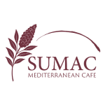 This is the restaurant logo for Sumac Mediterranean Cafe