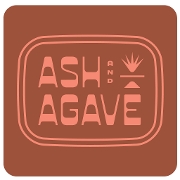 This is the restaurant logo for Ash and Agave