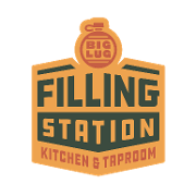 This is the restaurant logo for  Big Lug Filling Station