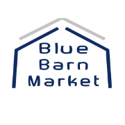 This is the restaurant logo for Blue Barn Market