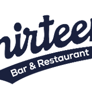 This is the restaurant logo for Thirteen Bar & Restaurant