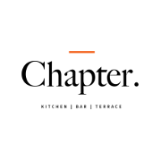 This is the restaurant logo for Chapter Restaurant