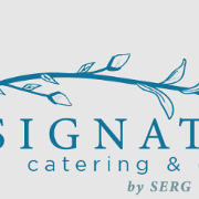 This is the restaurant logo for SERG Catering