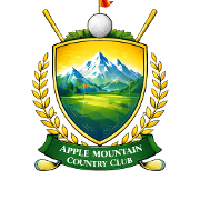 This is the restaurant logo for Apple Mountain Country Club