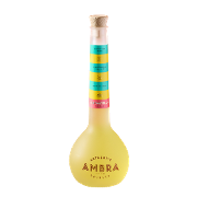 This is the restaurant logo for Ambra Spirits Distillery Bar & Restaurant