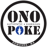 This is the restaurant logo for Ono Poke