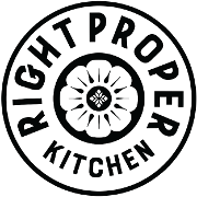 This is the restaurant logo for Right Proper Kitchen