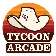 This is the restaurant logo for Tycoon Arcade