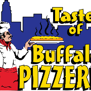 This is the restaurant logo for Taste of Buffalo Pizzeria