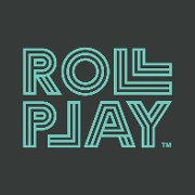 This is the restaurant logo for RollPlay (Tysons)